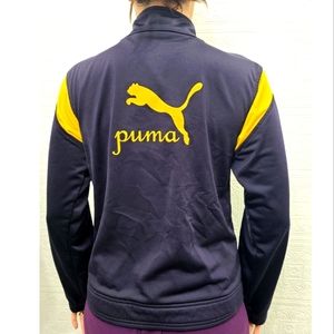 Vintage Puma Track Jacket blue Yellow Cal